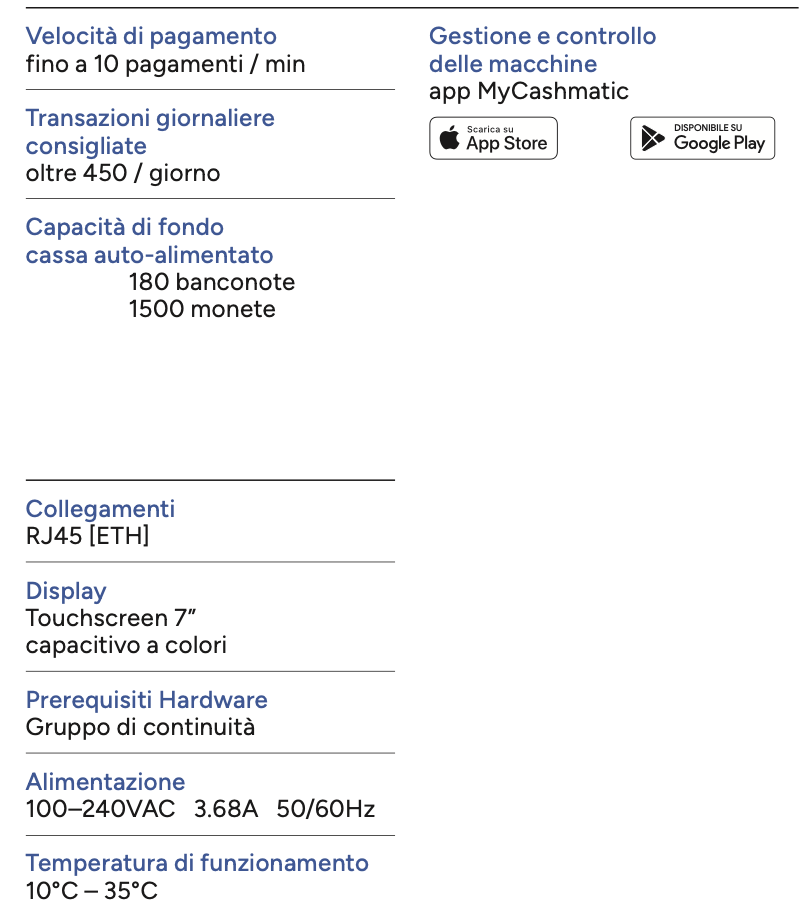 SelfPay 1060 Dettaglio